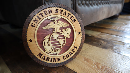 7'' Marine corps plaque