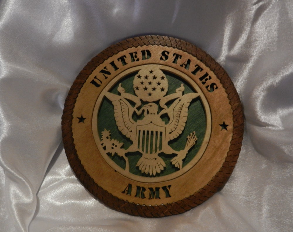 7'' Army plaque